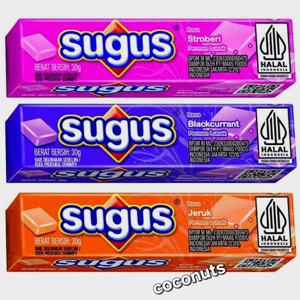 

Sugus Stick Candy Permen Lunak Permen Jadul 30Gr