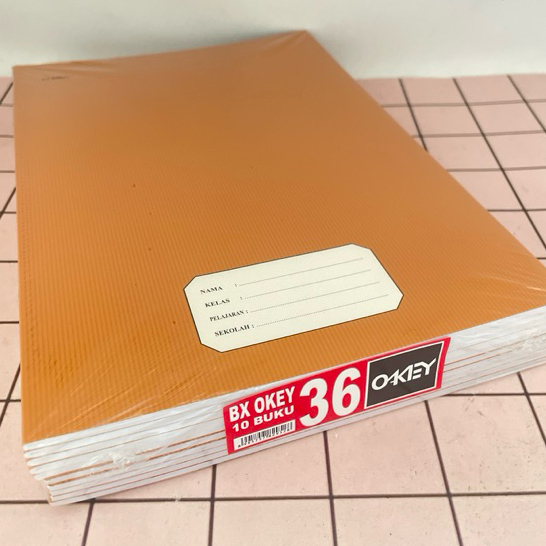 

[ 10 PCS ] BUKU TULIS BX OKEY 36 LEMBAR PANJANG