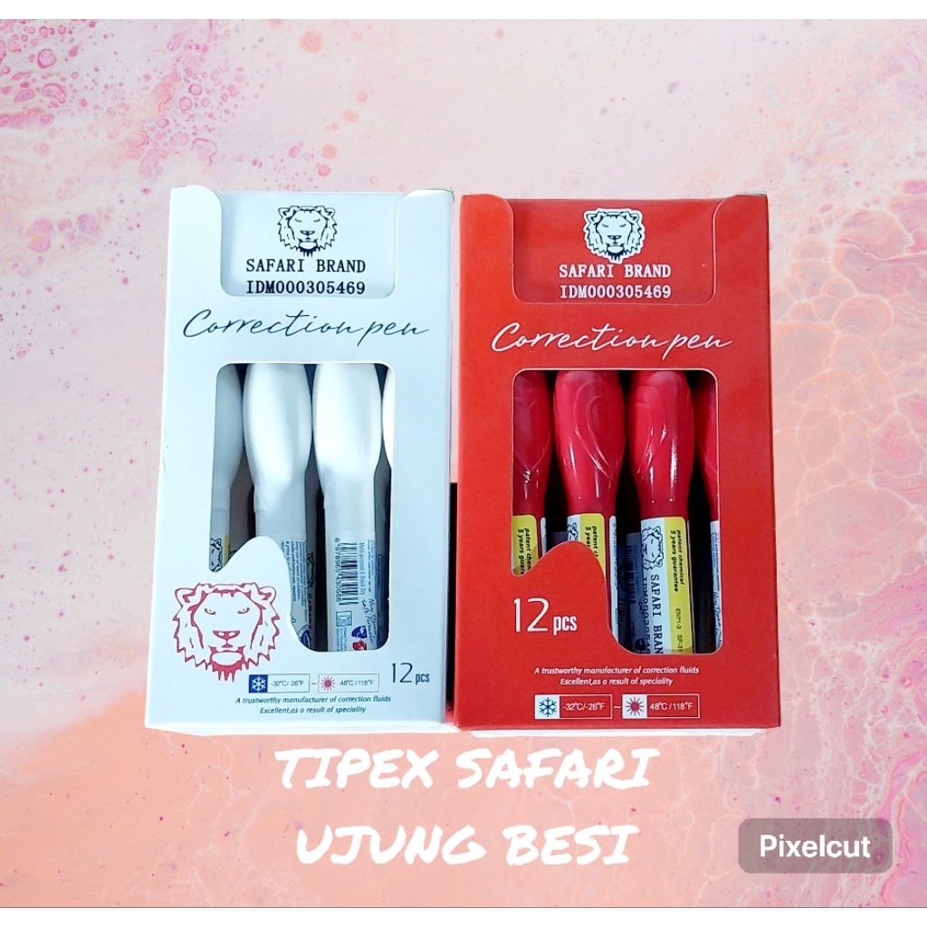 

TIPEX CAIR SAFARI UJUNG BESI / SF 310 / ISI 12 PCS