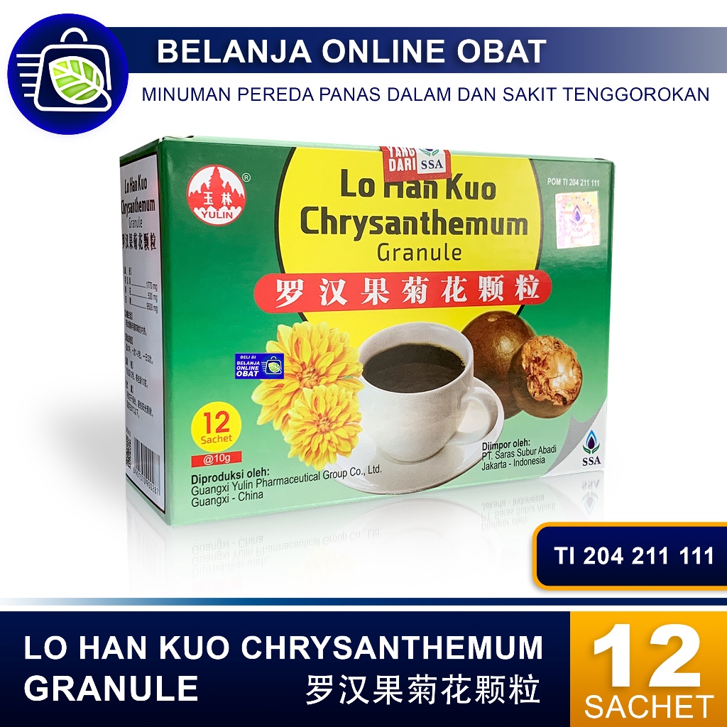 

LO HAN KUO CHRYSANTHEMUM GRANULE // Minuman Pereda Panas Dalam