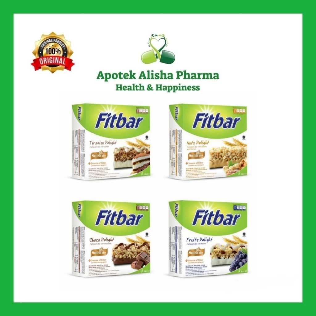 

Fitbar Multigrain Box isi 5 pcs Snack Diet Sehat