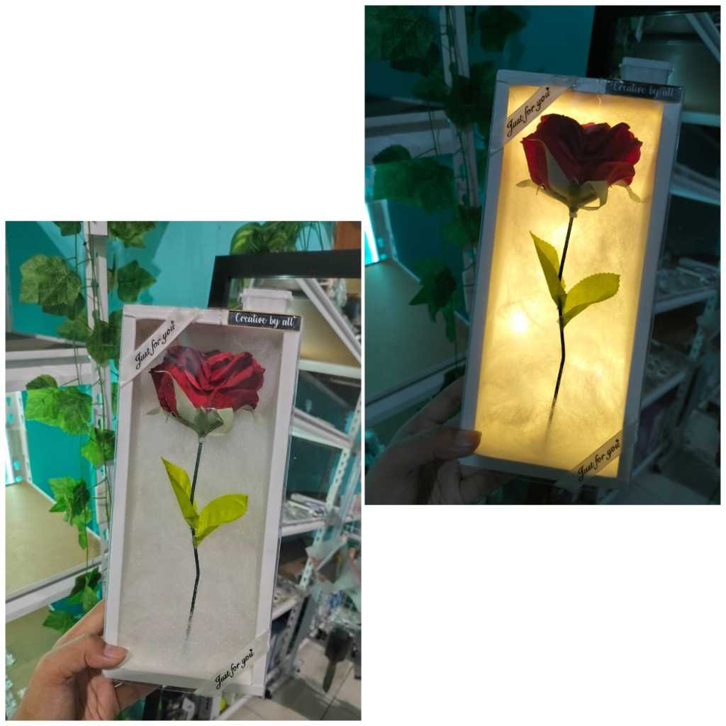 

KADO GIFT BOX BUNGA MAWAR LED