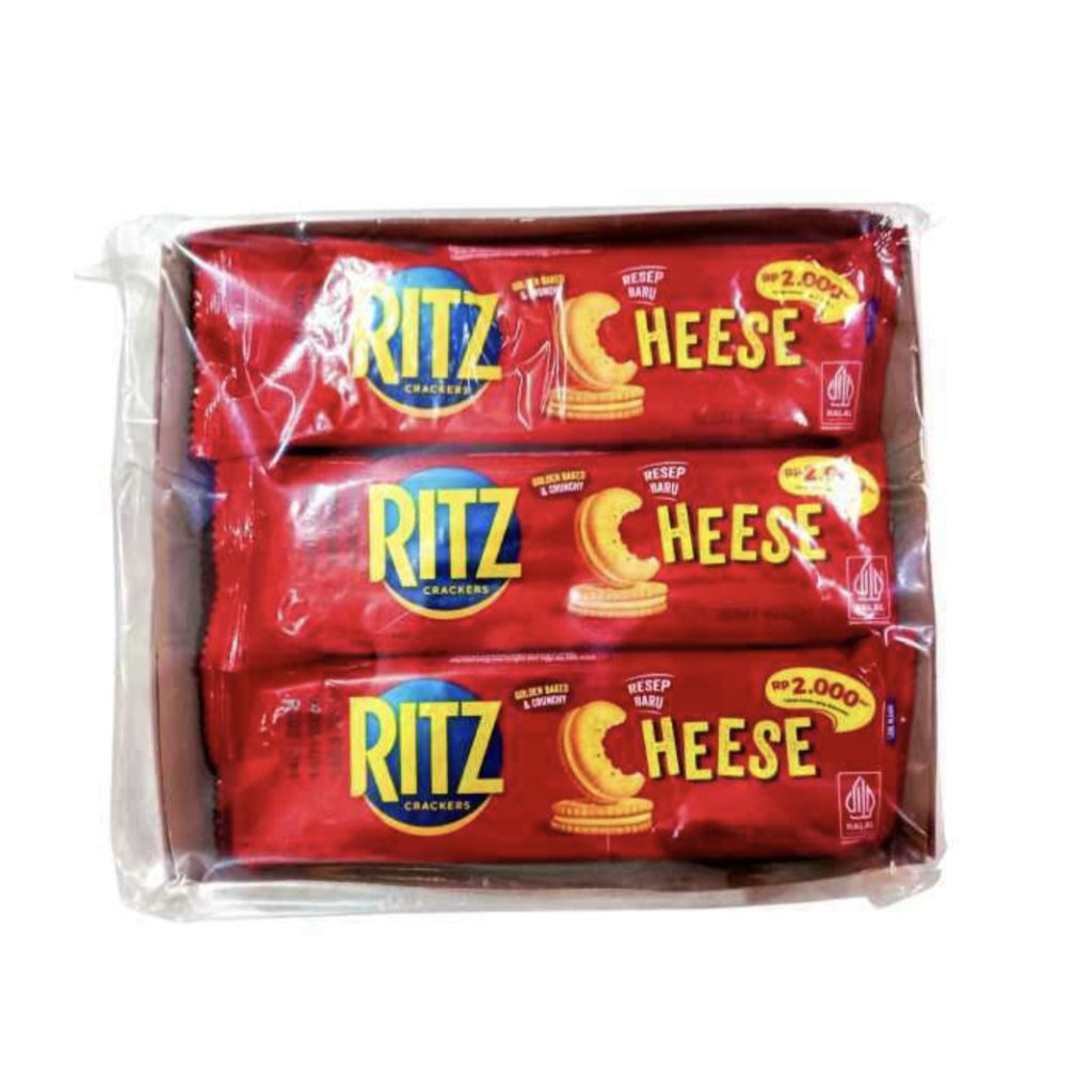 

BISCUIT RITZ CRACKERS CHESEE 27 GRAM (ISI 12) RITZ CRACKERS PROMO!!!