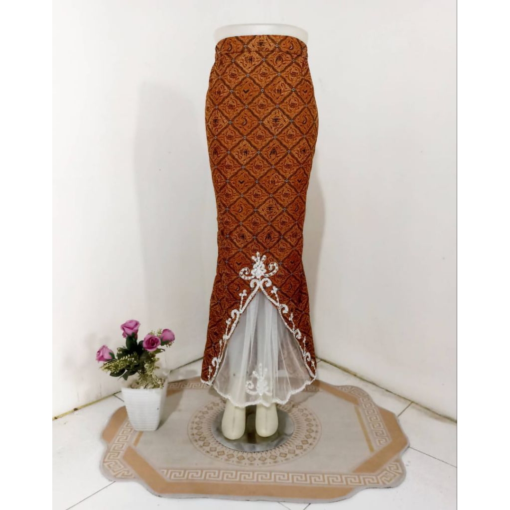 Rok Tirai Dewasa Rok Batik Tile Payet Karya pengrajin Kualitas Premium