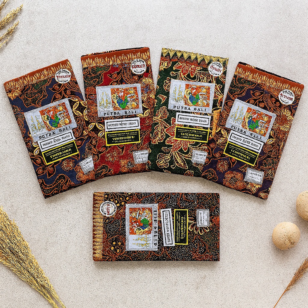 KAIN BATIK PUTRA BALI JARIK CUKIN TAPIH BATIK TULIS HALUS SOLO ASLI