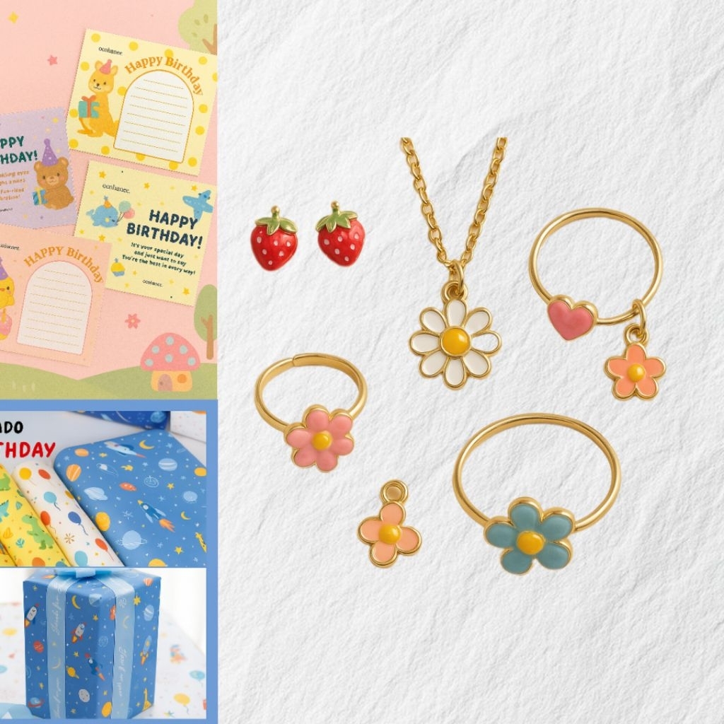 

Paket Aksesoris Cantik | Anting + Kalung + Gelang + Cincin – Hadiah Anak/Remaja Hadiah/Kado/Hampers/Gift/Parsel/Souvenir/Bingkisan/Parsel/Paket