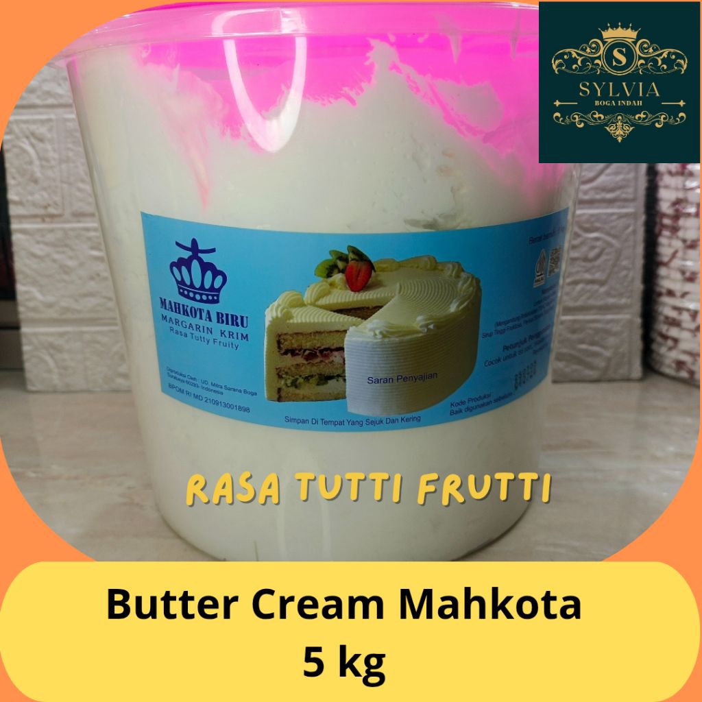 

Mahkota Butter Cream Rasa Tutti Fruity Toples 5 kg
