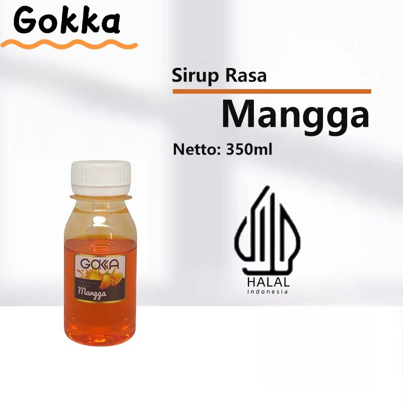 

Gokka Mangga Sirup Minuman 60ml - Mangga Flavor Syrup / Sirup Mangga