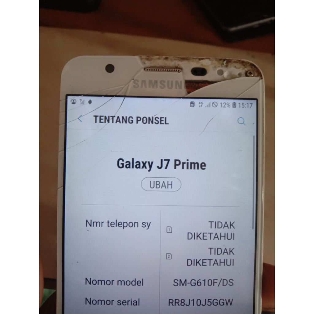 Mesin Samsung Galaxy J7 Prime normal