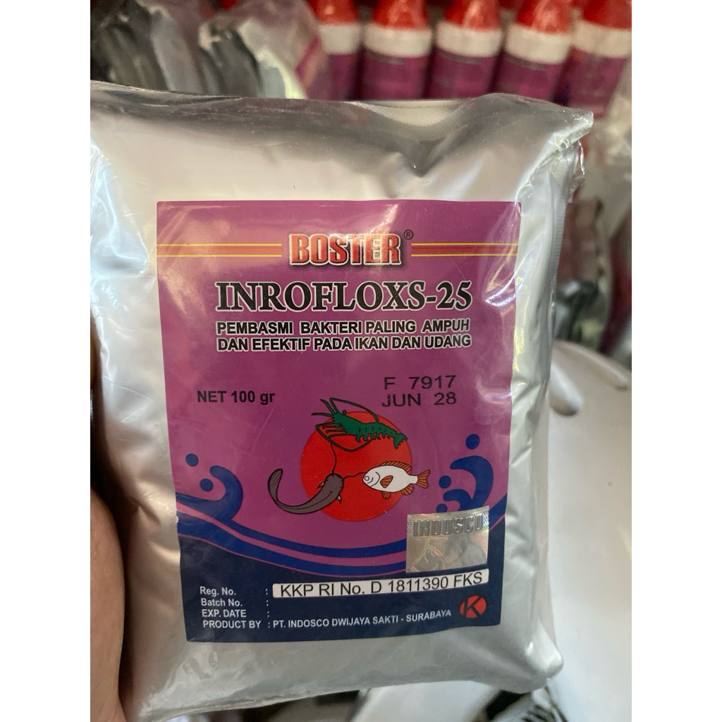 Boster ikan Inroflox -25 100gr