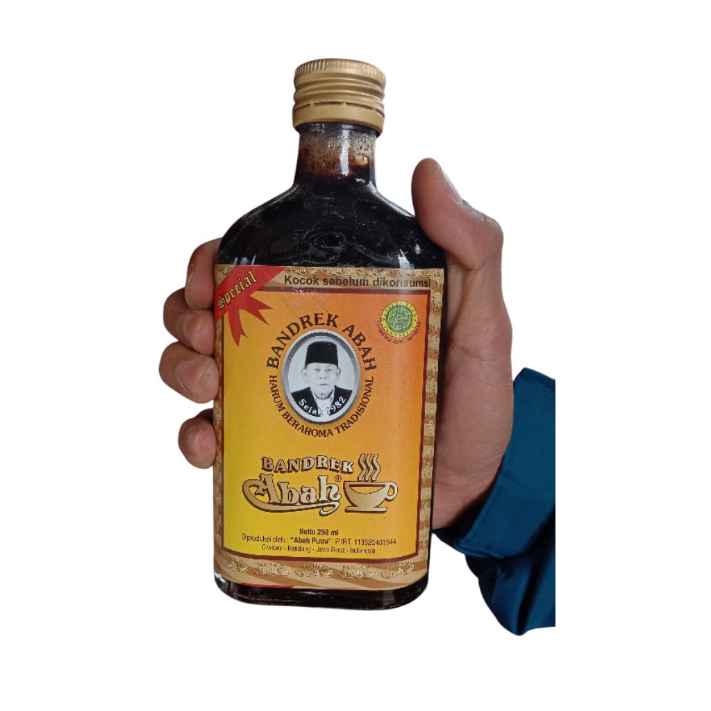 

bandrek Abah kemasan botol 250ml- bandrek Abah adalah minuman tradisional khas oleh-oleh Ciwidey Bandung