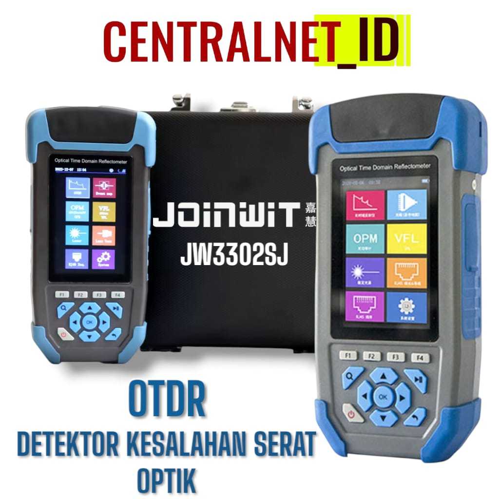 OTDR MINI JOINWIT FIBER OPTIK JW3302SJ / JW3302H - CTR