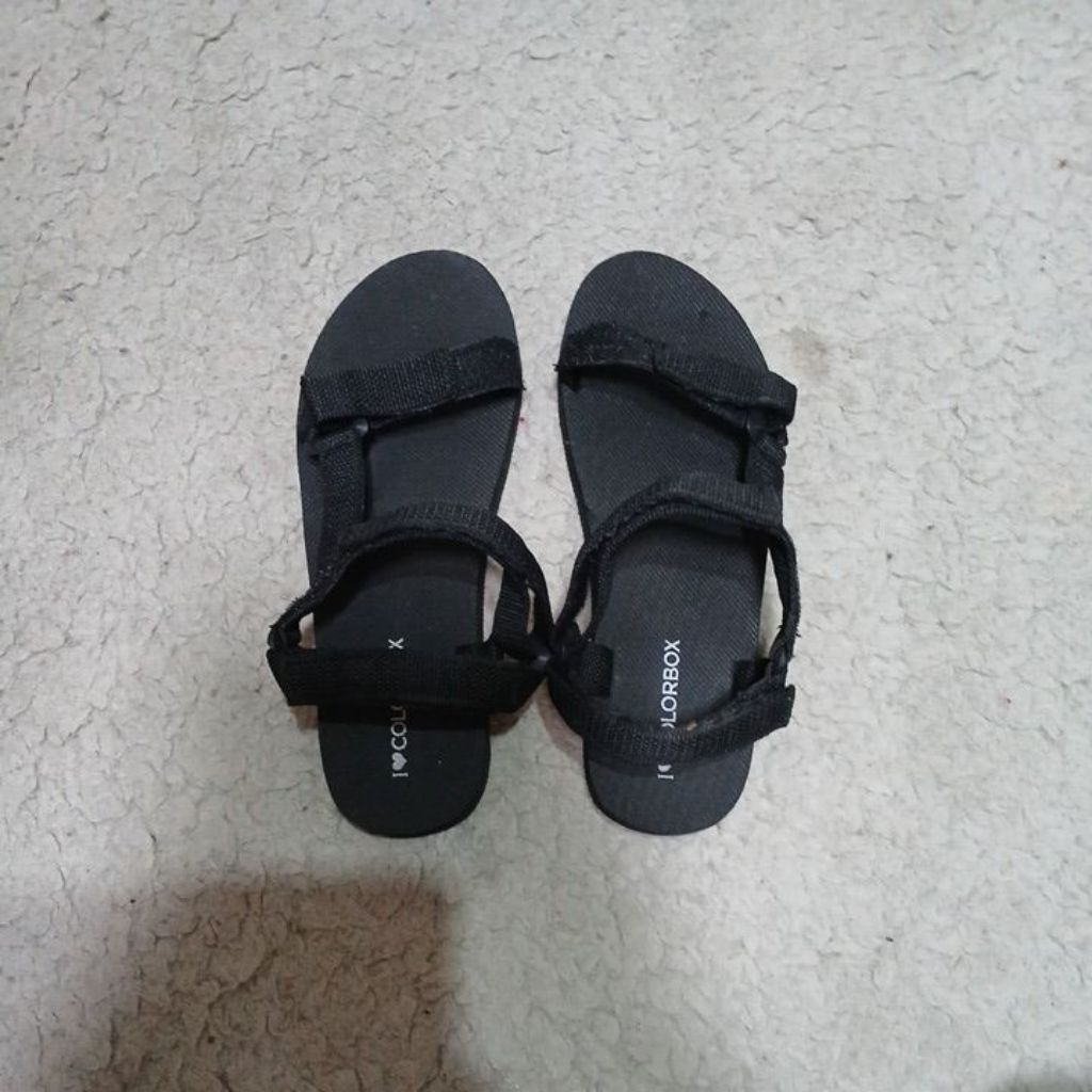 Sandal Hitam Colorbox size 37