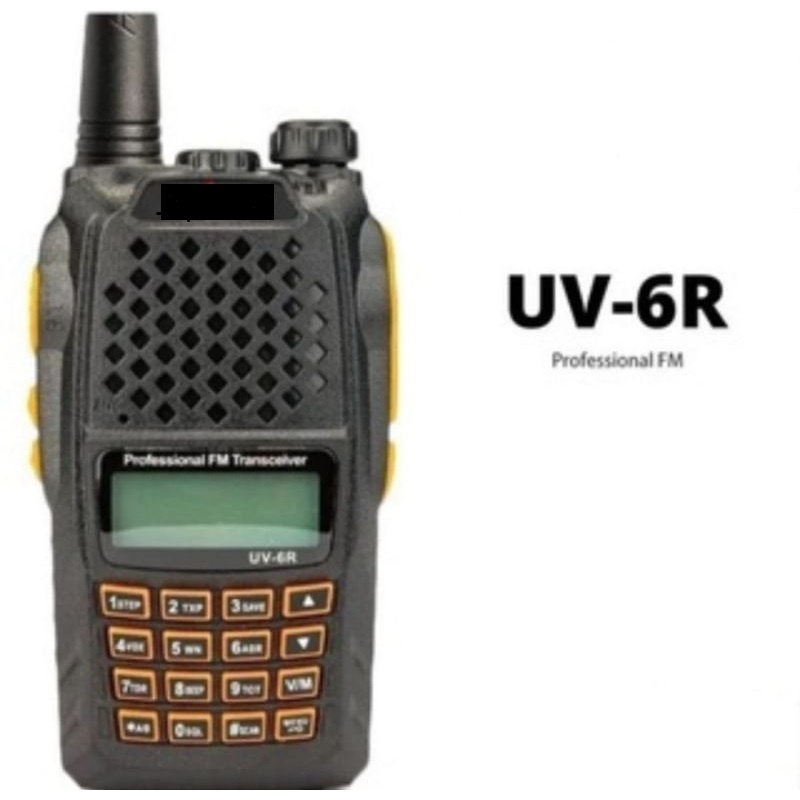 Walkie Talkie Free Earphone HT Handy Talky UHF Aof UV 6R 5W Radio HT Walkie Talkie Original Garansi 