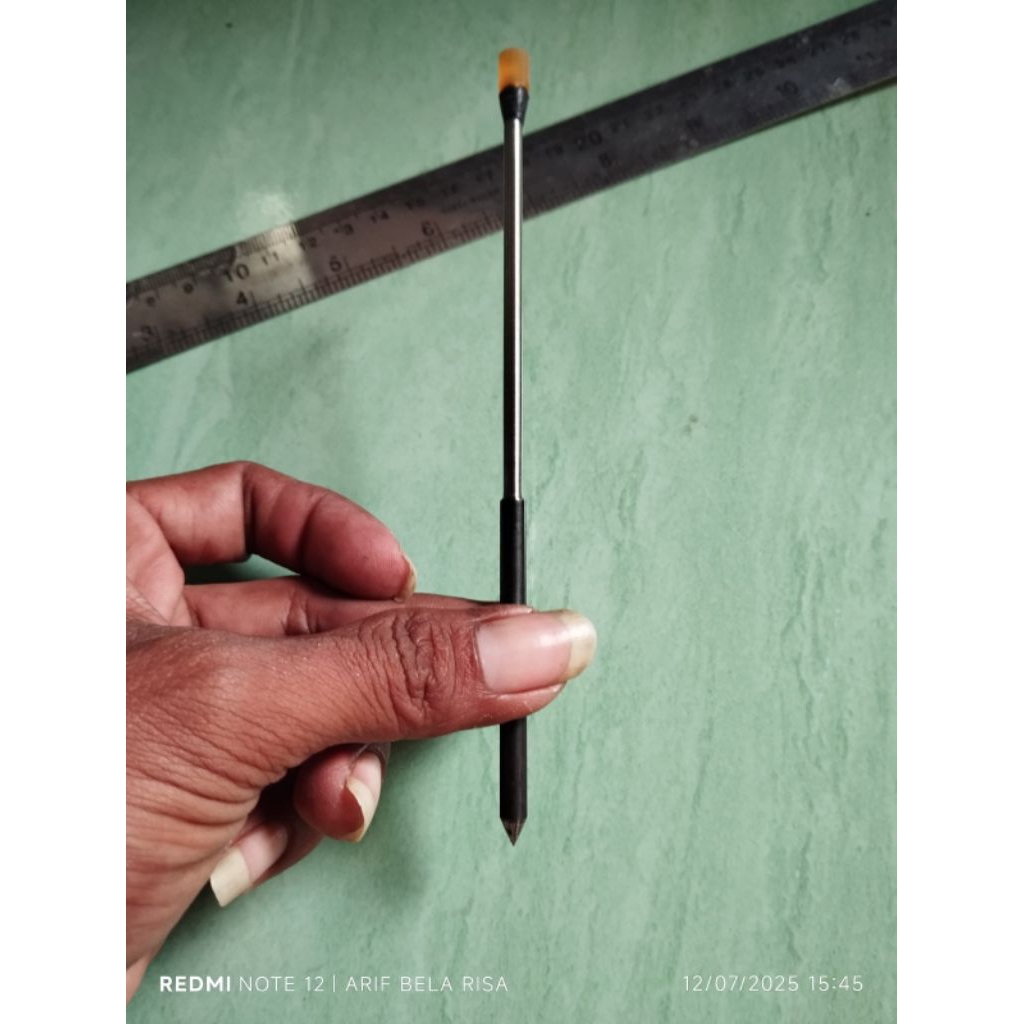 As baja hitam 6mm panjang 15 cm sampai 20 cm