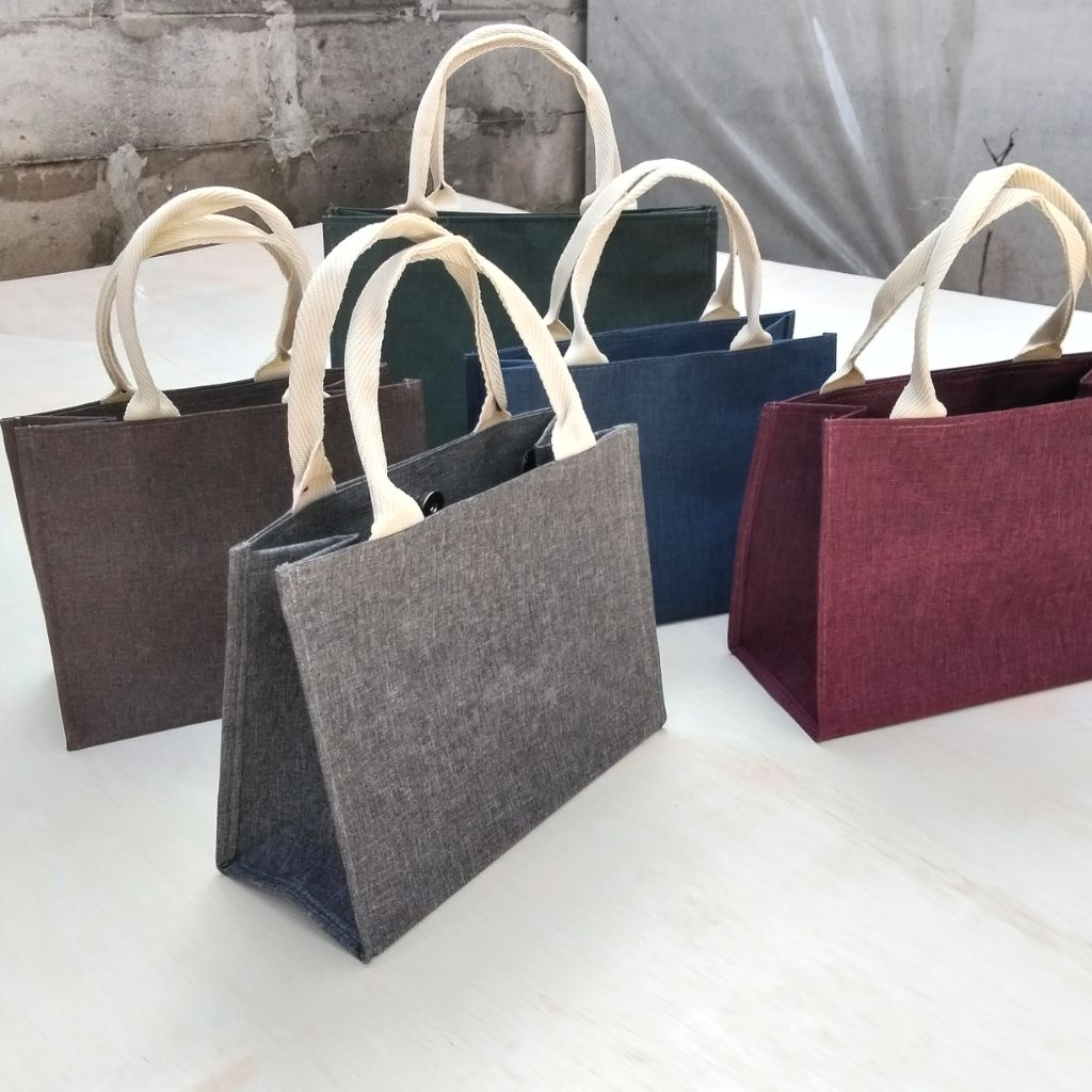 

tas hampers souvenir serbaguna kanvas impor