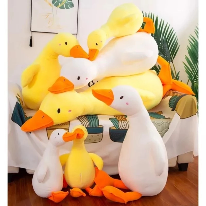 Boneka Bebek Angsa Rebah Plush 55cm Kualitas SNI / Boneka Bebek Angsa