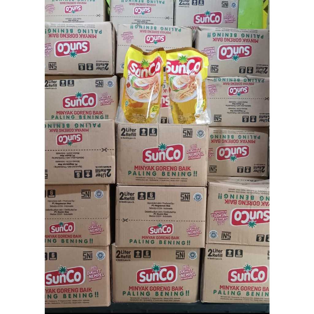 

[JATIM-SIDOARJO] MINYAK SUNCO Refill 2 Liter 1 KARDUS isi 6