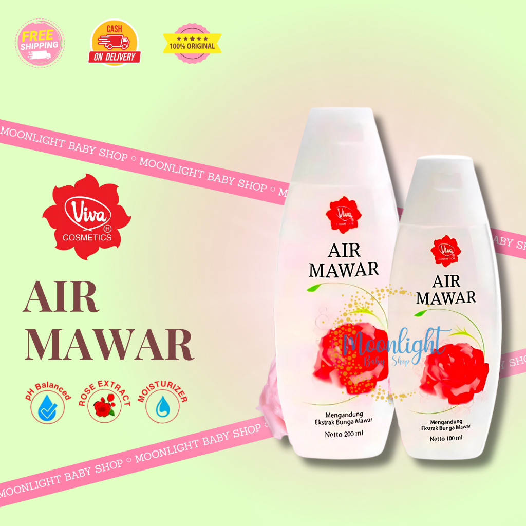 Viva Air Mawar 100ml | 200ml - Viva Rose Water