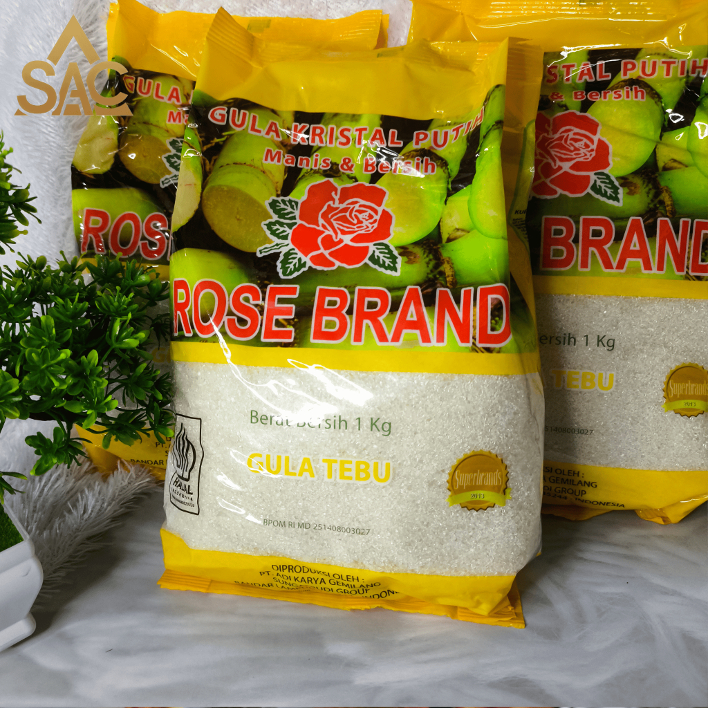 

ROSE BRAND GULA Kristal putih 1 kg ORIGINAL!!!