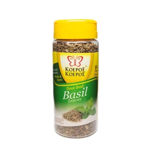 

[oddsolshop] pekanbaru/Koepoe Koepoe Daun Basil 31GR Basil Leaves Botol Besar