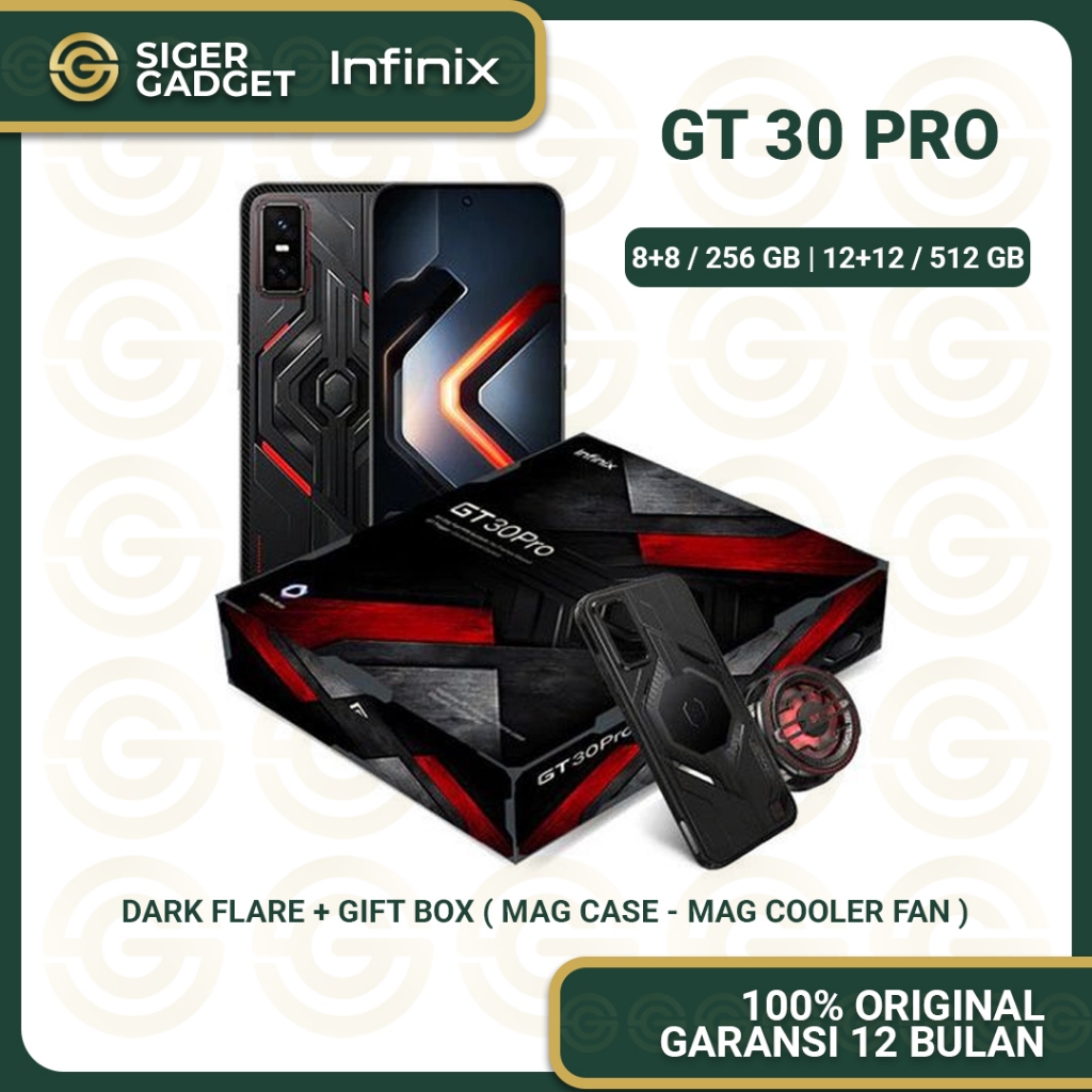 Infinix GT 30 Pro 12/512GB Gift Box - Up to 24gb Extended Ram - Dimensity 8350 Ultimate - 6.78" Amol