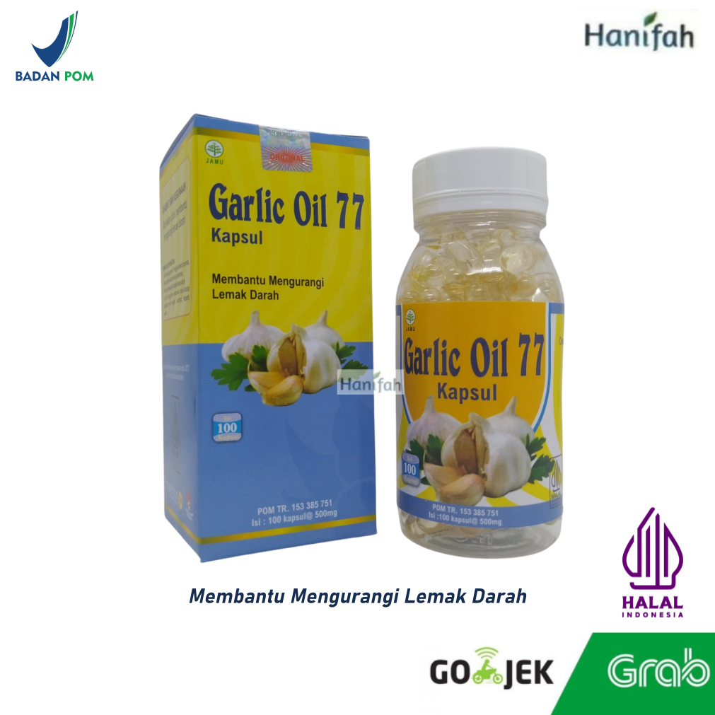 Herbal Kapsul Garlic Oil 77 Kapsul Minyak Bawang Putih 100 Kapsul