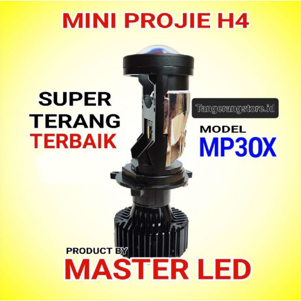 MINI PROJI H4 SUPER TERANG MASTER LED MPX30