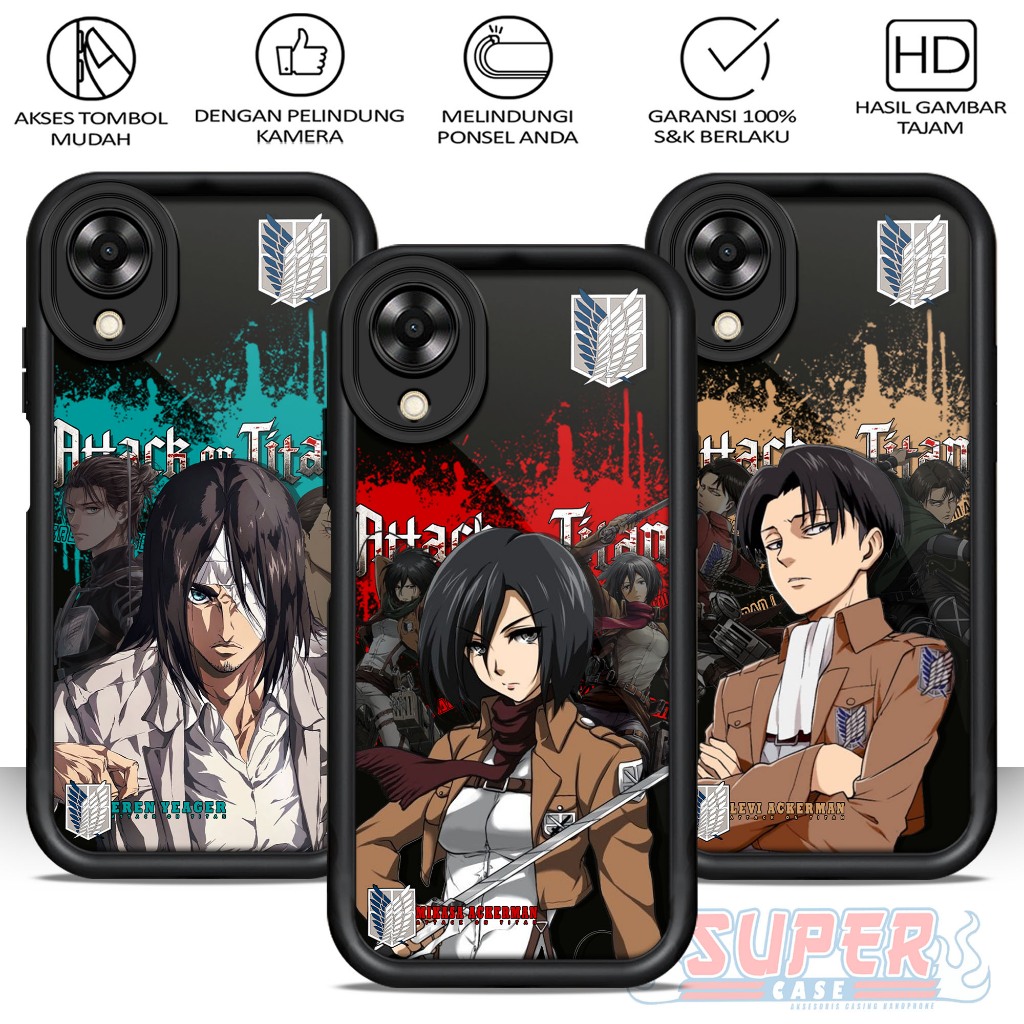 Case For OPPO A17K AOT Softcase Glossy Casing Handphone Silicon Glass