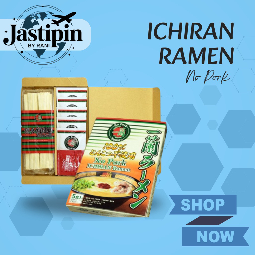 

Ichiran ramen No Pork original Japan sensasi ramen yang nikmat