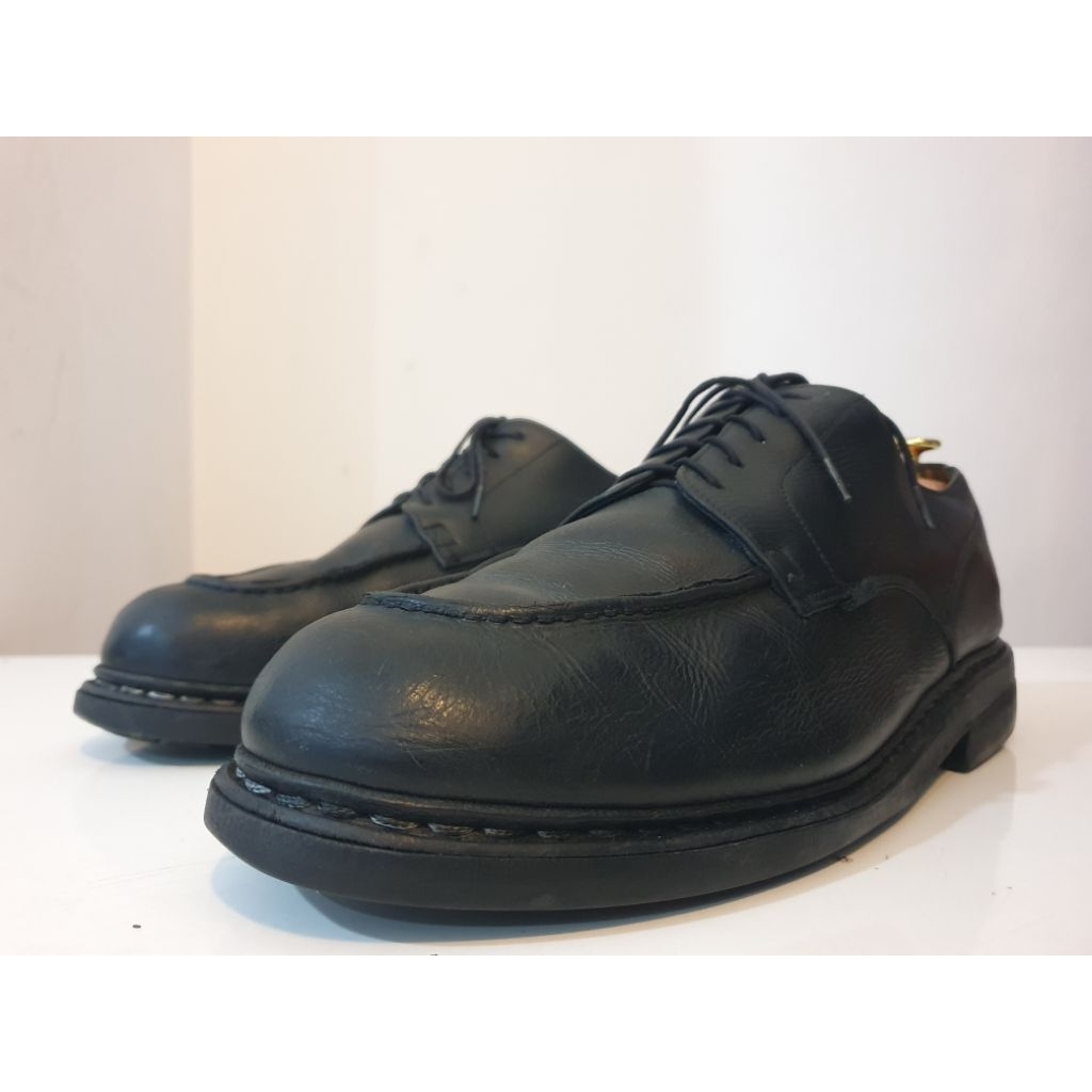 🇫🇷 Paraboot Chambord Black Leather Derby
