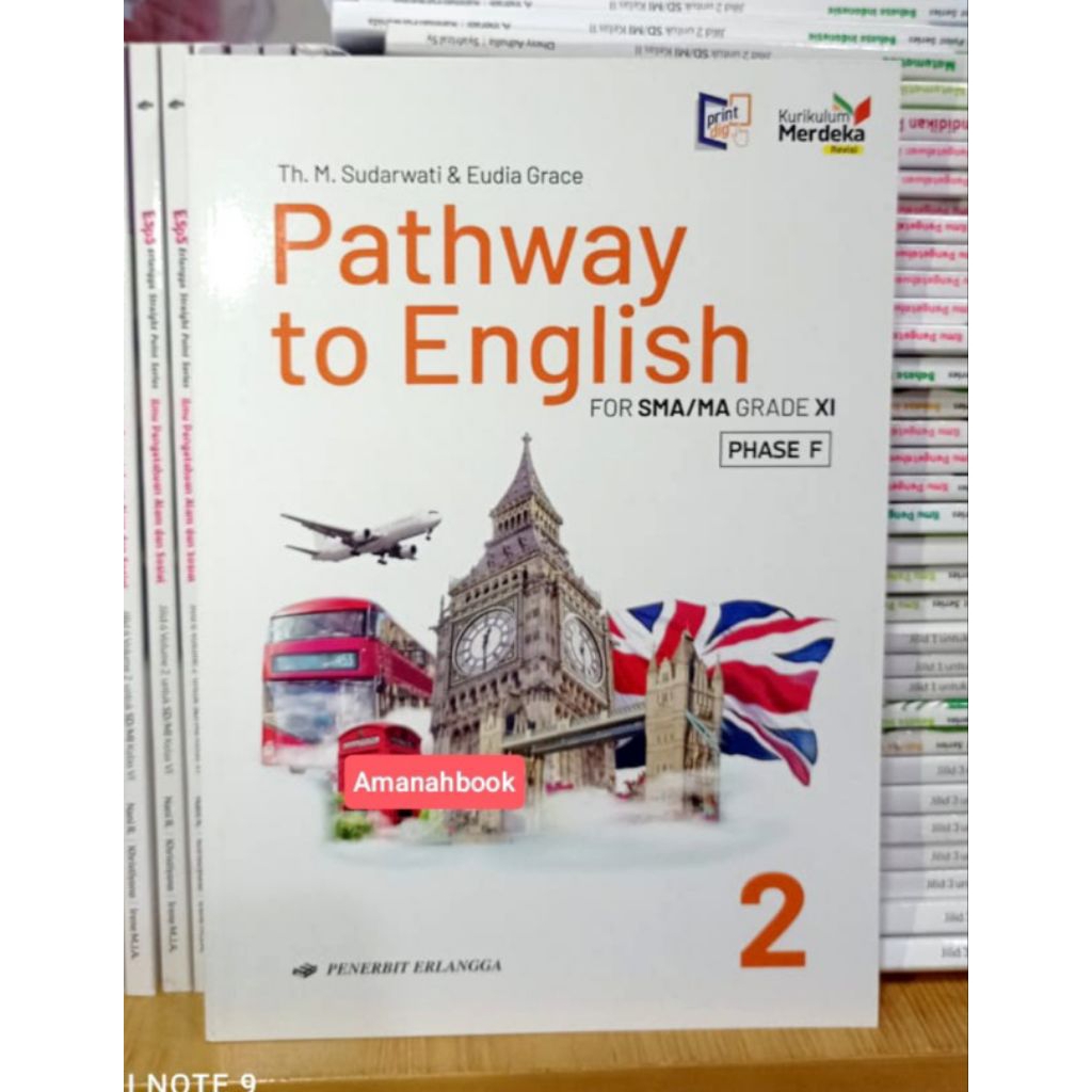 Buku Pathway Bahasa Inggris SMA Kelas 11 Kurikulum Merdeka Erlangga Revisi