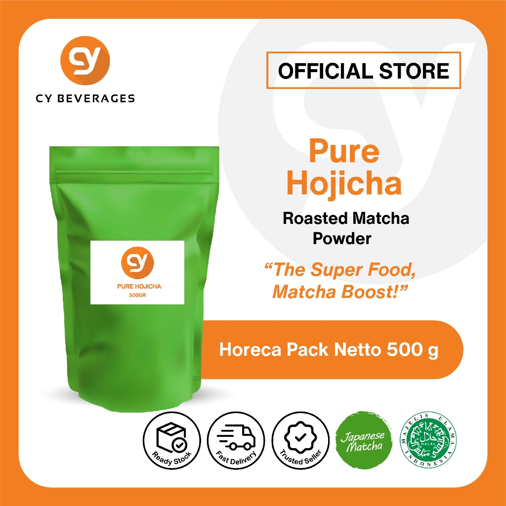 

CY Pure Hojicha Powder - Roasted Matcha Powder 500g
