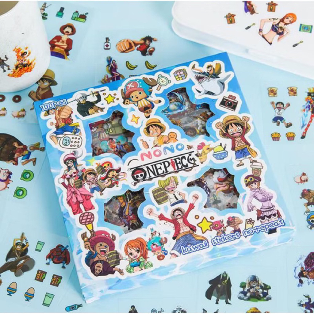 

Stiker Anak One Piece 100 Lembar Aesthetic Sticker