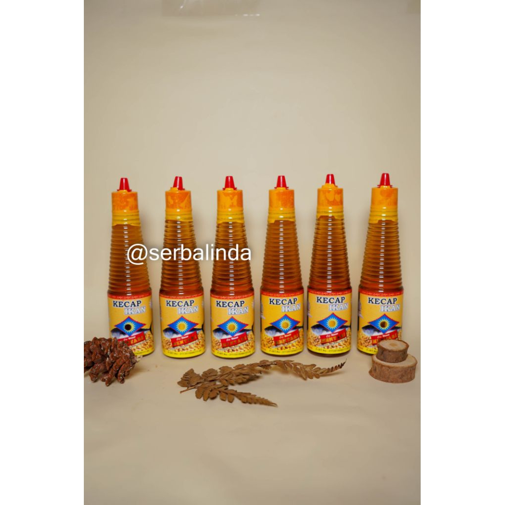 

Kecap ikan isi 6 pcs lebih murah cap sinar mentari halal