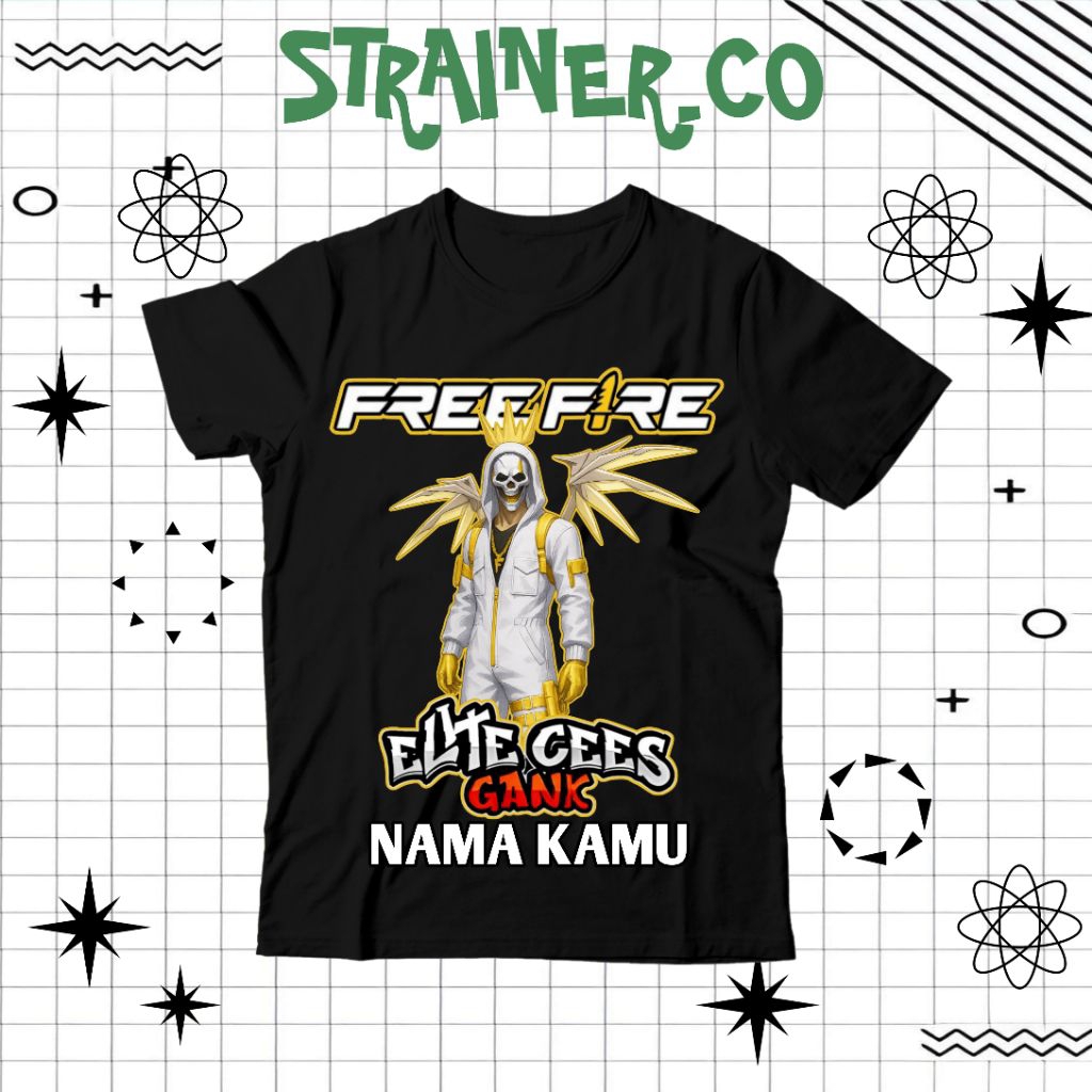 (BISA COD) Kaos Anak FF FREE FIREEE SET BUNDLE COBRA EVO LEGEND ANTI KROCO SG REAPER SAYAP OLD  - Ba