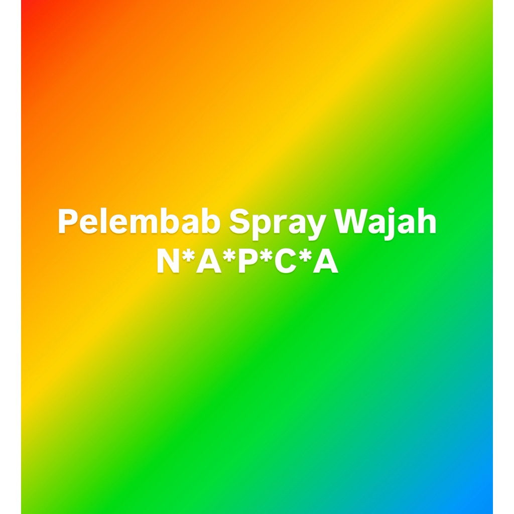 

Pelembab Spray Wajah 150 mL Nap**