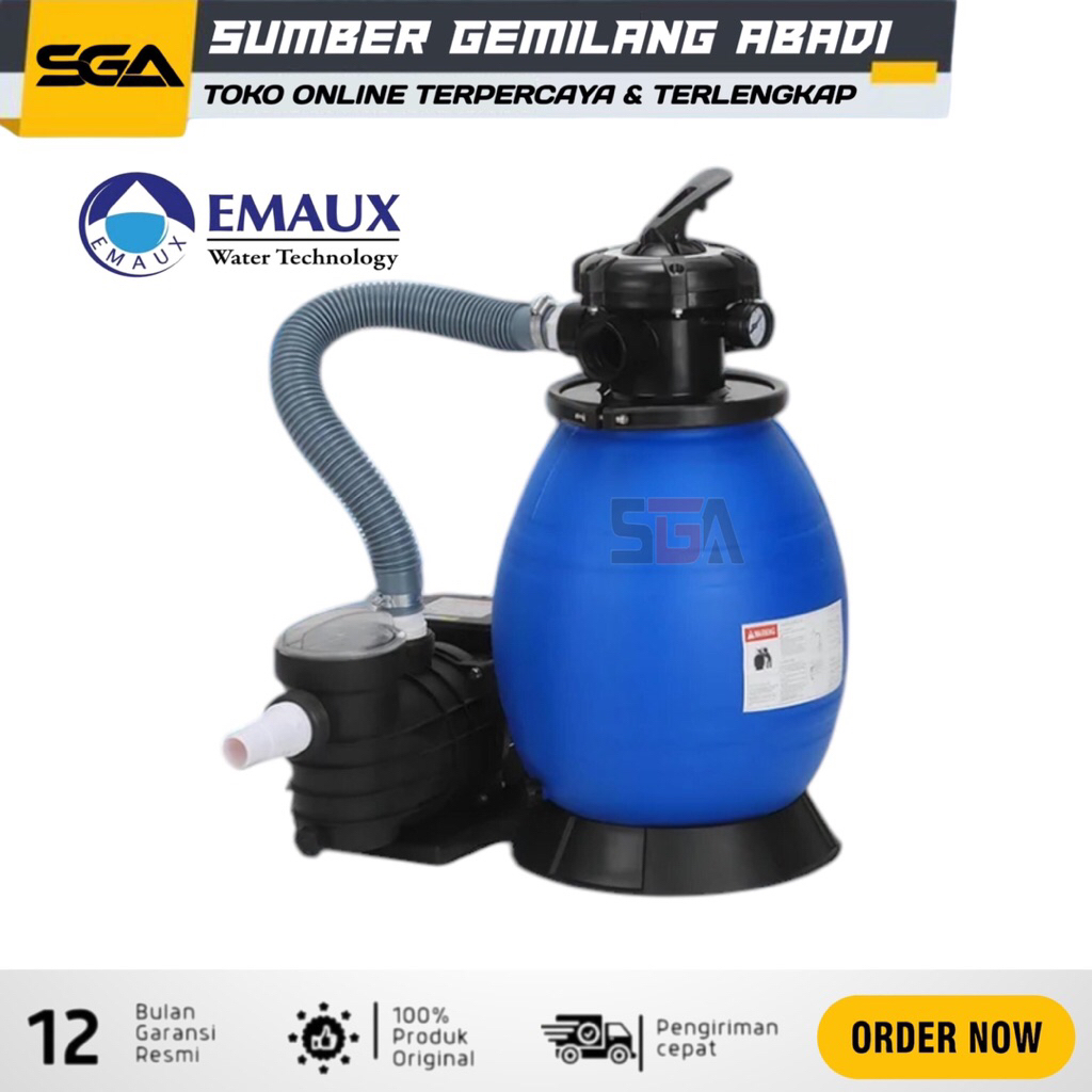 Pompa Filter Kolam Renang Intex 1/2Hp Emaux Combo Portable 0,5Hp