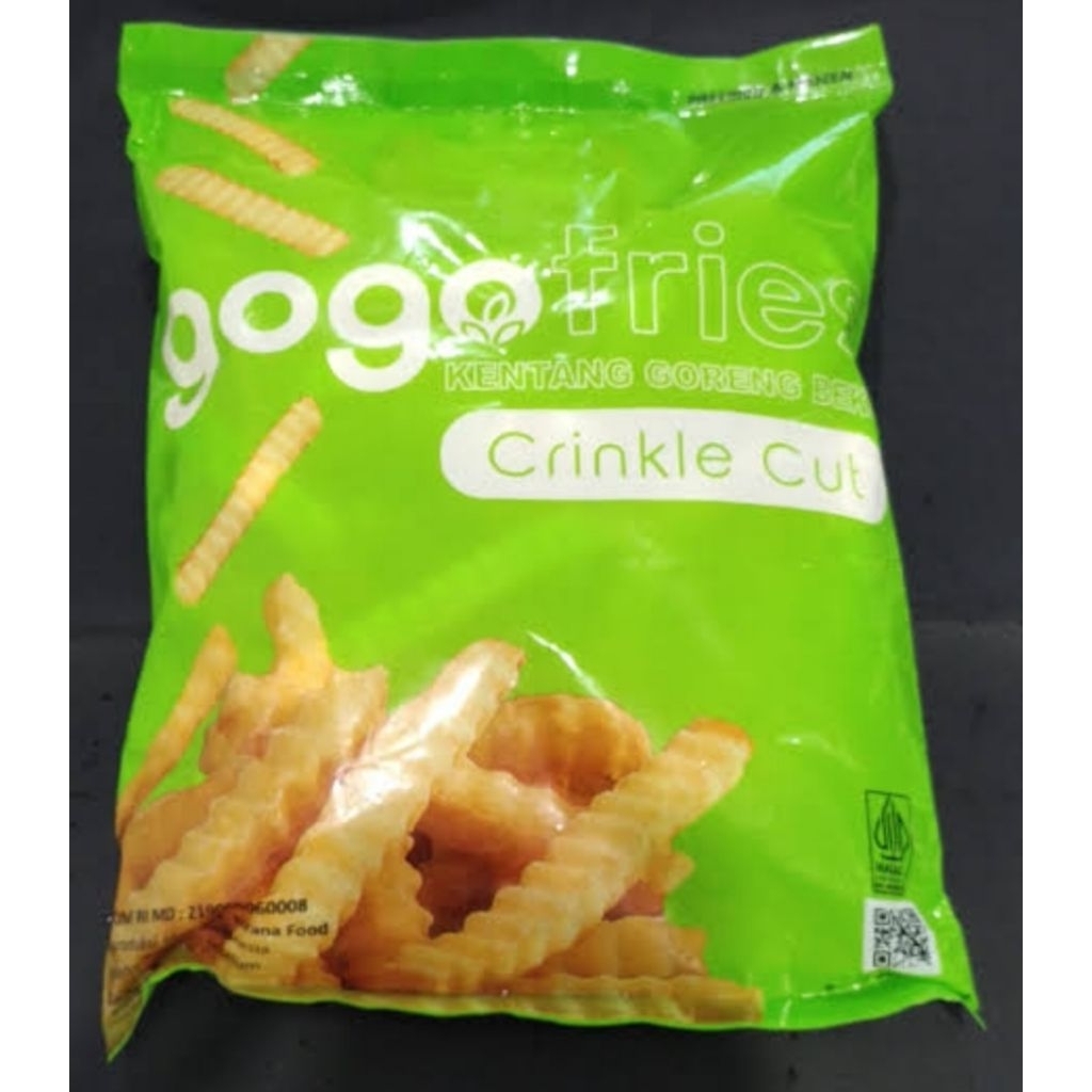 

Kentang Gogo Cringkle 1 kg Bogor Frozen