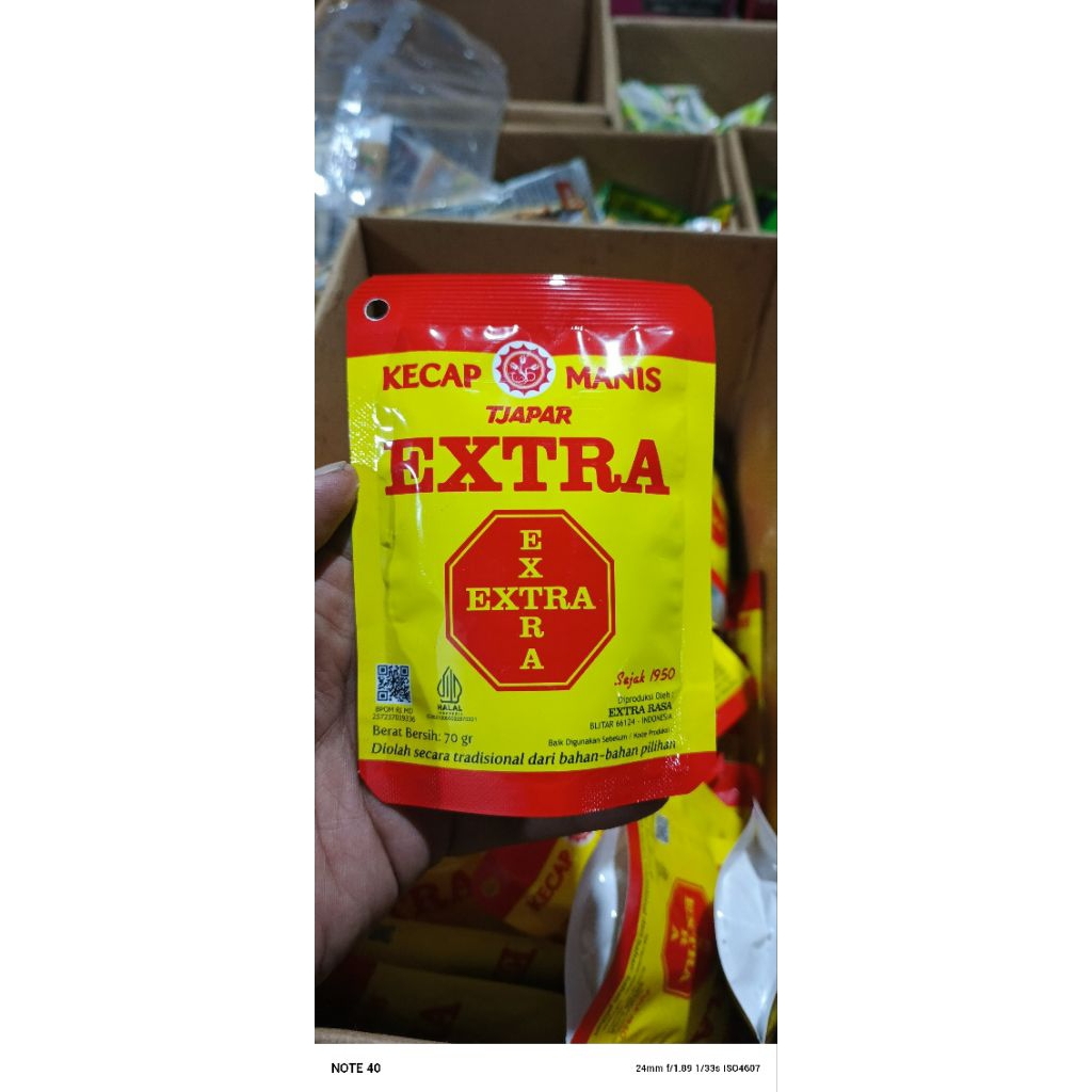 

kecap manis extra kemasan 70 gram