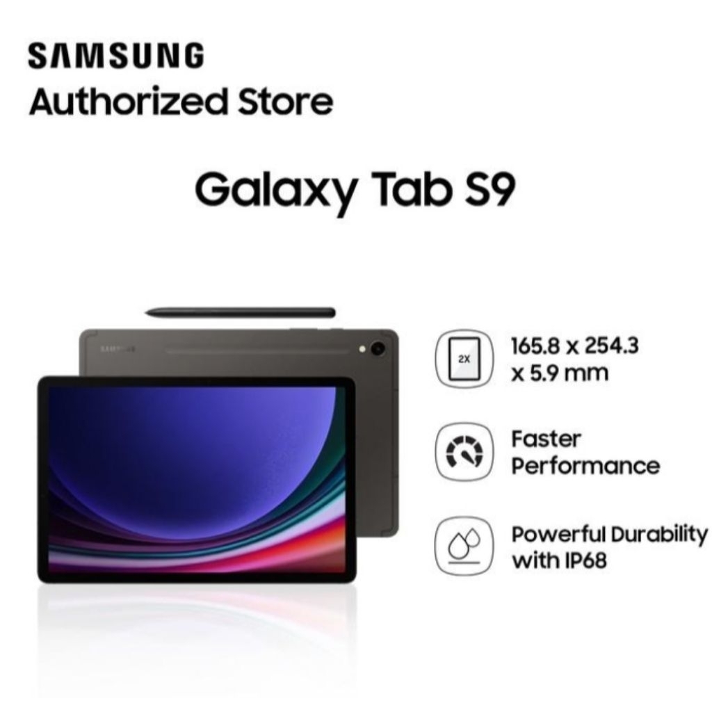 Original Samsung Galaxy Tab S9 Ultra 12/256 GB, Galaxy Tab S9+ 8/128 GB & Galaxy Tab S9 (Wifi) 8/128