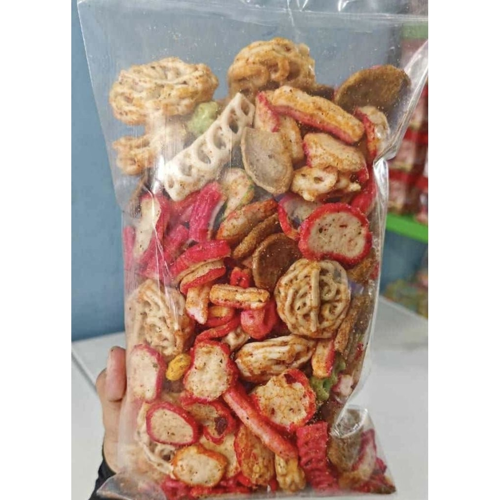 

Seblak kering campur pedas gurih