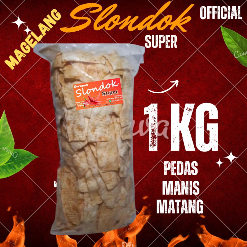 

SLONDOK PEDAS MANIS MATANG KEMASAN 1KG