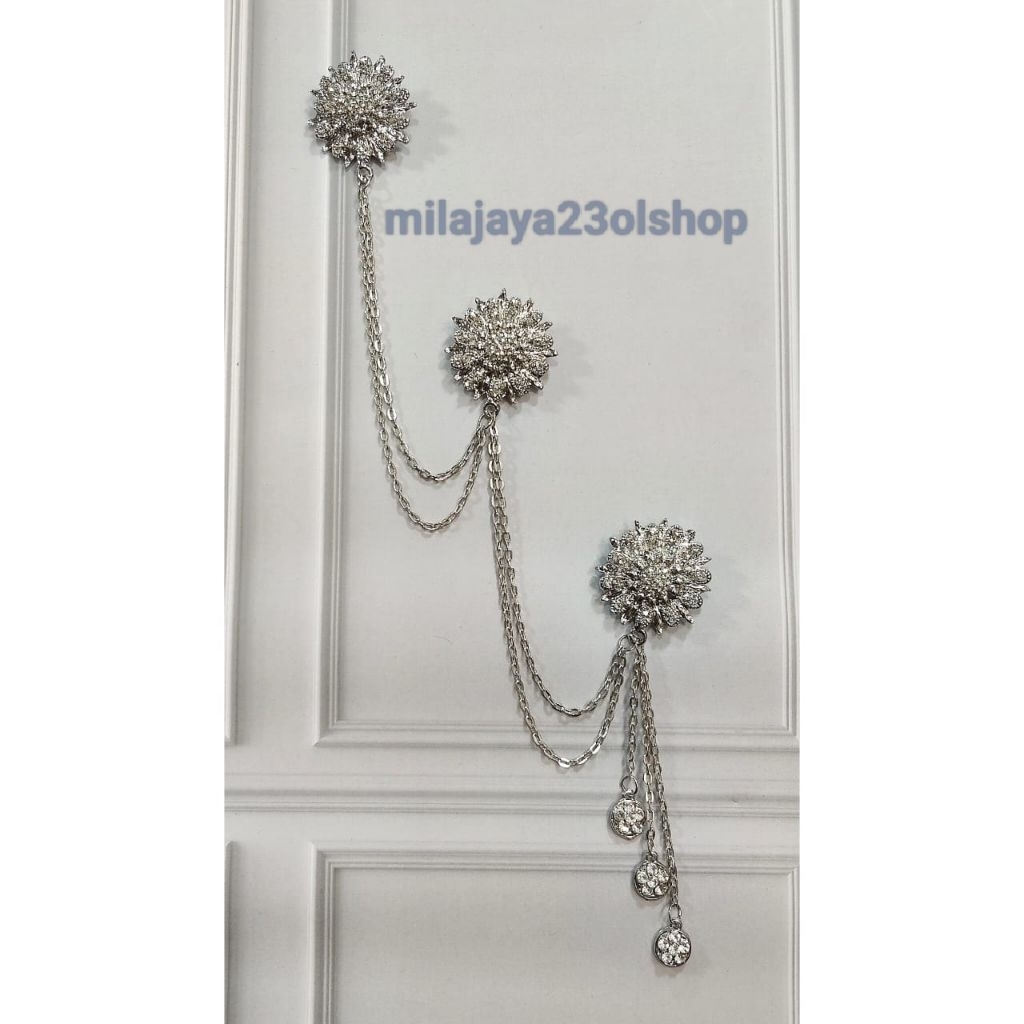 bros rantai kebaya / bros kebaya janggan / bros jas pin / bros pin alpaka / bros kebaya janggan TERB