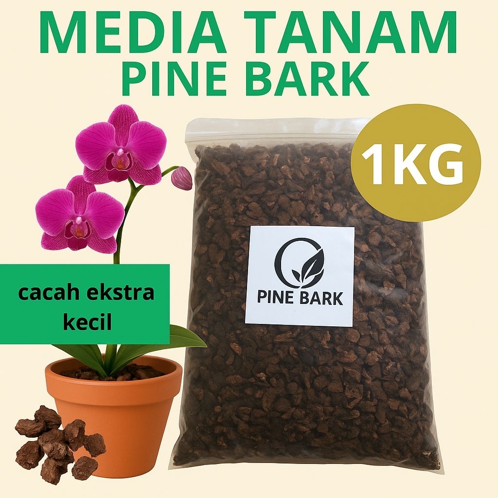 pine bark media tanam 1kg