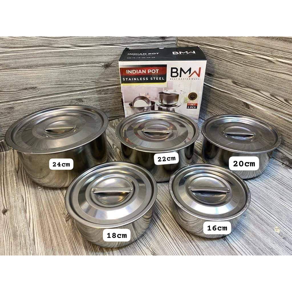 Panci BMW/indian pot set 5pcs