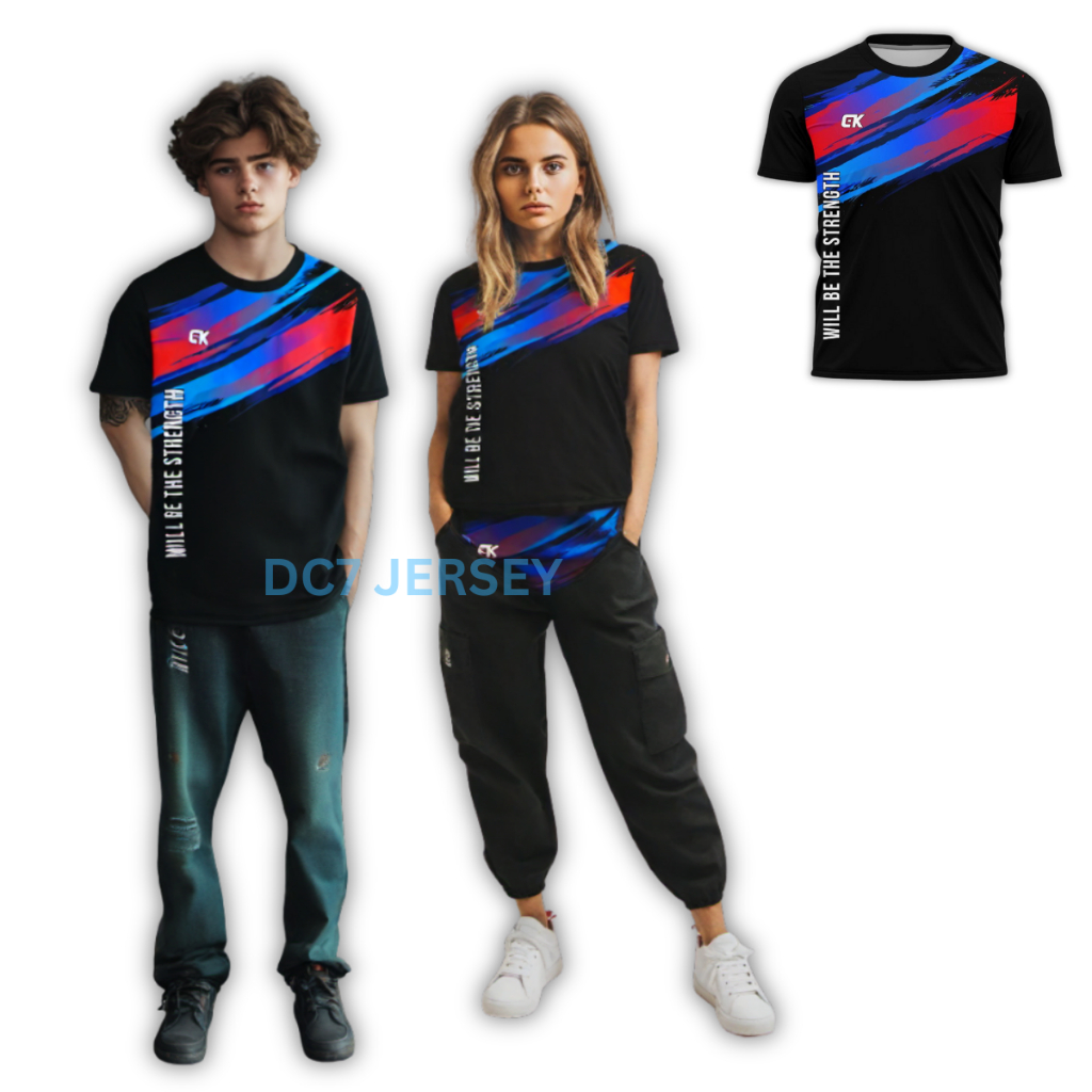 Setelan Baju dan Celana Futsal Badminton Atasan Jogging Volly Full Print Dewasa Size M L XL