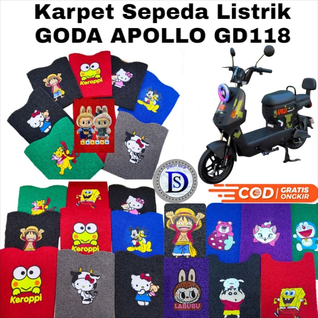 Karpet Sepeda Listrik GODA APOLLO 118 Karakter