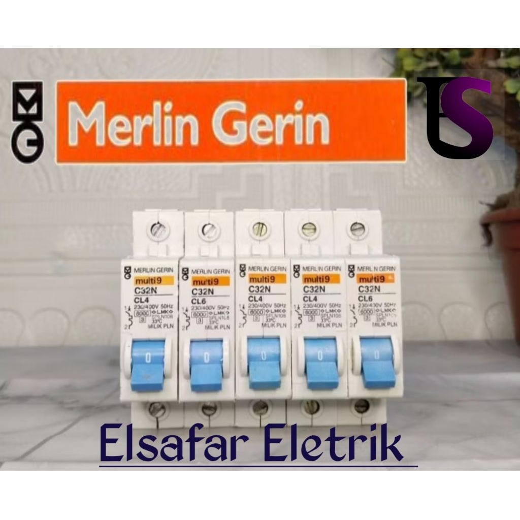 MCB MERLIN GERIN 2A,4A,6A,10A,16A, original 90% molus