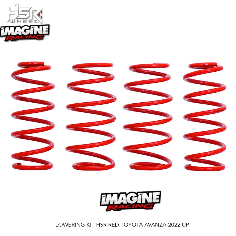 PER MOBIL CUSTOM CEPER EMPUK LOWERING KIT HSR RED TOYOTA ALL NEW AVANZA 2022 UP